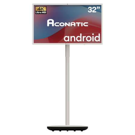 จอมอนิเตอร์ ระบบสัมผัส 32 นิ้ว ACONATIC 32SMU8000AN แอนดรอยด์ สมาร์ท สีขาว (รับประกัน 1 ปี)_0